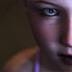 young sherry birkin from resident evil 2 enjoys herself with her tennis racket